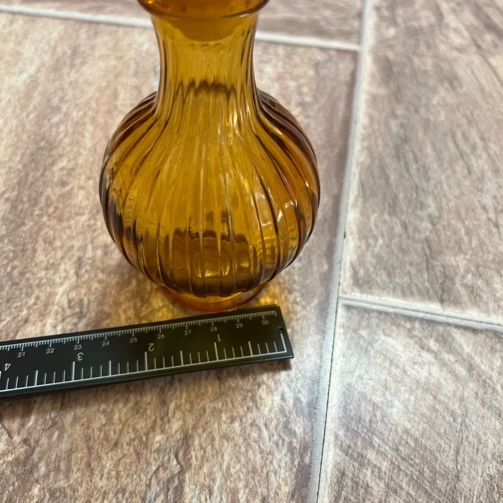 Vintage Avon Amber Bubble Bath Container